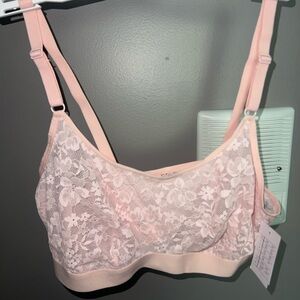 Lot of 5- Auden Light Pink Lace Bralette 36D 38D 38C